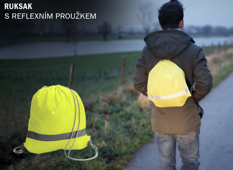 Batoh s reflexním páskem
